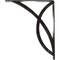 Ekena Millwork Miller Wrought Iron Bracket, (Triple center brace), Antiqued Silver 2"W x 12"D x 15"H BKTM02X12X15TMIASV - alternate 7